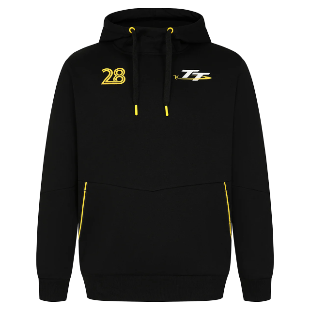 115JB - IOM MOUNTAIN MILE JET BLACK HOODY